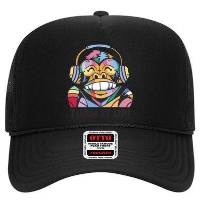 Turn It Up Music Monkey Trucker Hat