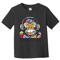 Turn It Up Music Monkey Toddler T-Shirt