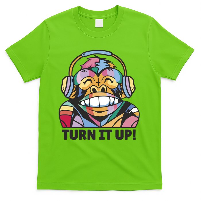 Turn It Up Music Monkey T-Shirt