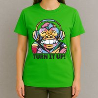 Turn It Up Music Monkey T-Shirt
