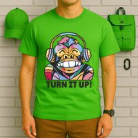 Turn It Up Music Monkey T-Shirt