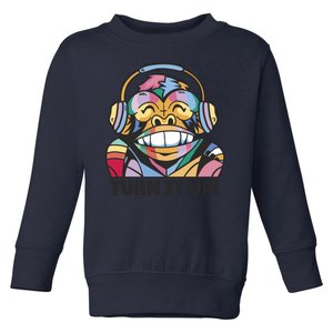 Turn It Up Music Monkey Toddler Sweatshirt