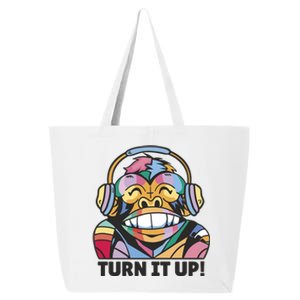 Turn It Up Music Monkey 25L Jumbo Tote