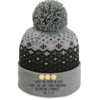 This Is Us Lemonade The Baniff Cuffed Pom Beanie