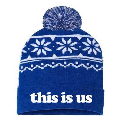 This Is Us Gift USA-Made Snowflake Beanie