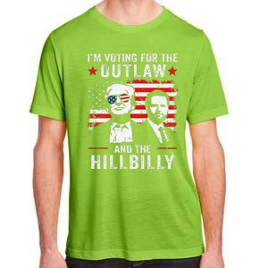 Trump IM Voting For The Outlaw And Hillbilly Trump Vance Gift Adult ChromaSoft Performance T-Shirt