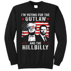 Trump IM Voting For The Outlaw And Hillbilly Trump Vance Gift Sweatshirt