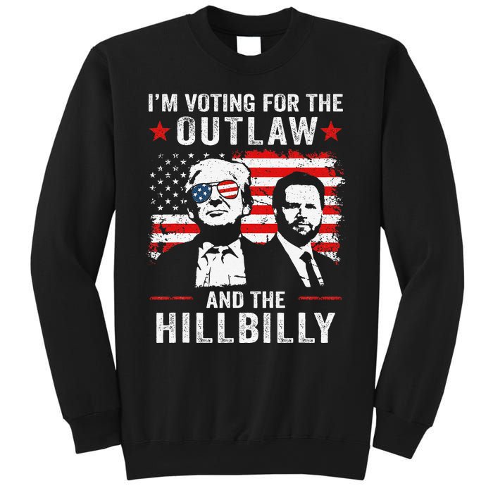 Trump IM Voting For The Outlaw And Hillbilly Trump Vance Gift Sweatshirt