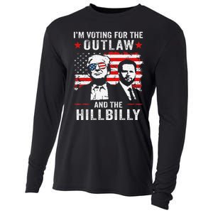 Trump IM Voting For The Outlaw And Hillbilly Trump Vance Gift Cooling Performance Long Sleeve Crew