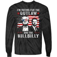 Trump IM Voting For The Outlaw And Hillbilly Trump Vance Gift Tie-Dye Long Sleeve Shirt