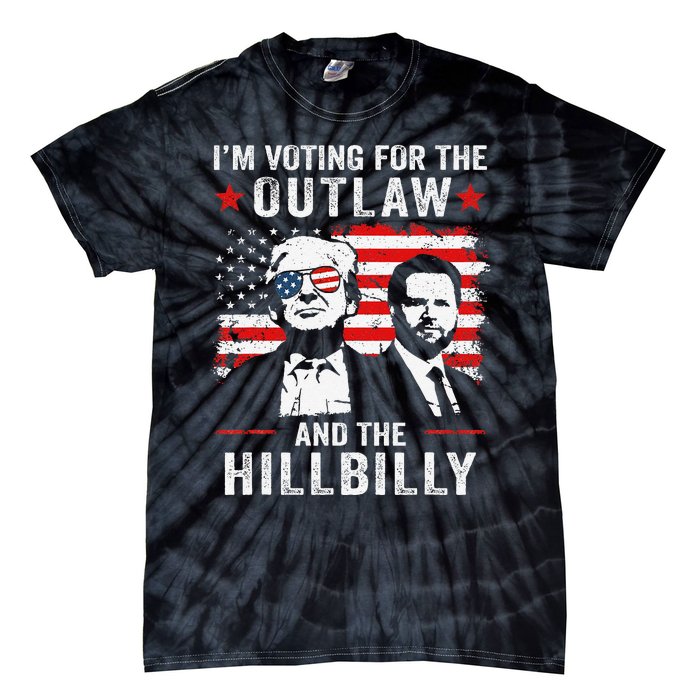 Trump IM Voting For The Outlaw And Hillbilly Trump Vance Gift Tie-Dye T-Shirt