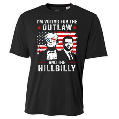 Trump Im Voting For The Outlaw And Hillbilly Trump Vance Cooling Performance Crew T-Shirt