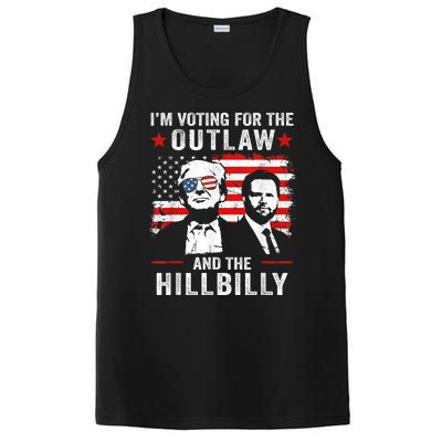 Trump Im Voting For The Outlaw And Hillbilly Trump Vance PosiCharge Competitor Tank