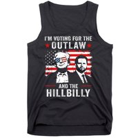 Trump Im Voting For The Outlaw And Hillbilly Trump Vance Tank Top