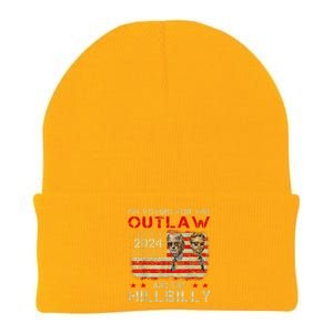 Trump IM Voting For The Outlaw And Hillbilly Trump Vance Knit Cap Winter Beanie