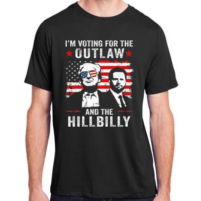 Trump IM Voting For The Outlaw And Hillbilly Trump Vance Adult ChromaSoft Performance T-Shirt