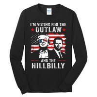 Trump IM Voting For The Outlaw And Hillbilly Trump Vance Tall Long Sleeve T-Shirt