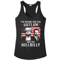 Trump IM Voting For The Outlaw And Hillbilly Trump Vance Ladies PosiCharge Competitor Racerback Tank