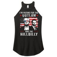 Trump IM Voting For The Outlaw And Hillbilly Trump Vance Women's Perfect Tri Rocker Tank