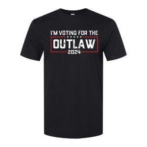 Trump IM Voting For The Outlaw 2024 Election Maga Trump Softstyle CVC T-Shirt