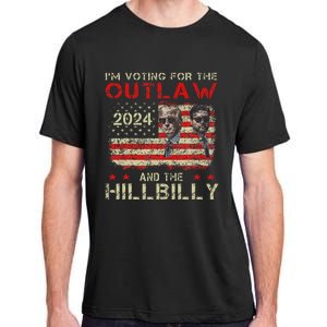 Trump IM Voting For The Outlaw And Hillbilly Trump Vance Adult ChromaSoft Performance T-Shirt