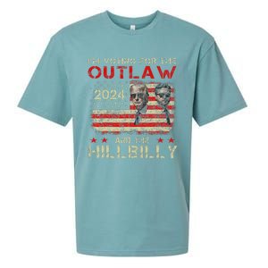 Trump IM Voting For The Outlaw And Hillbilly Trump Vance Sueded Cloud Jersey T-Shirt