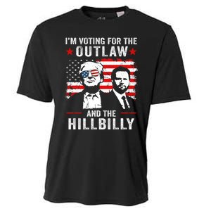 Trump IM Voting For The Outlaw And Hillbilly Trump Vance Cooling Performance Crew T-Shirt