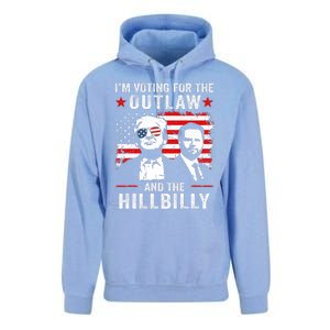 Trump IM Voting For The Outlaw And Hillbilly Trump Vance Unisex Surf Hoodie