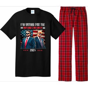 Trump IM Voting For The Outlaw And Hillbilly Trump Vance Pajama Set