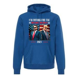 Trump IM Voting For The Outlaw And Hillbilly Trump Vance Premium Hoodie