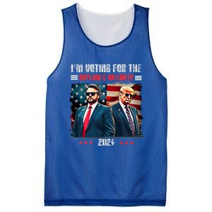 Trump IM Voting For The Outlaw And Hillbilly Trump Vance Mesh Reversible Basketball Jersey Tank