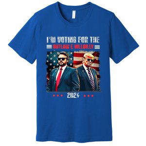 Trump IM Voting For The Outlaw And Hillbilly Trump Vance Premium T-Shirt