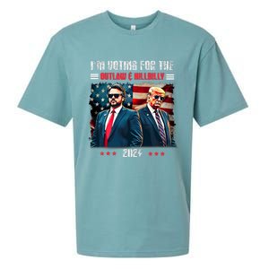 Trump IM Voting For The Outlaw And Hillbilly Trump Vance Sueded Cloud Jersey T-Shirt