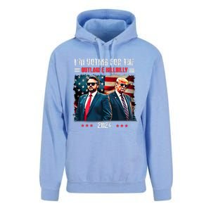 Trump IM Voting For The Outlaw And Hillbilly Trump Vance Unisex Surf Hoodie