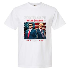 Trump IM Voting For The Outlaw And Hillbilly Trump Vance Garment-Dyed Heavyweight T-Shirt