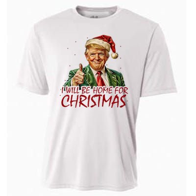 Trump I Will Be Home For Christmas Cooling Performance Crew T-Shirt