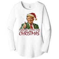 Trump I Will Be Home For Christmas Women's Perfect Tri Tunic Long Sleeve Shirt