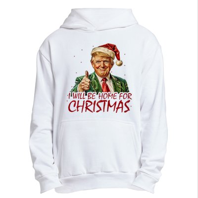 Trump I Will Be Home For Christmas Urban Pullover Hoodie