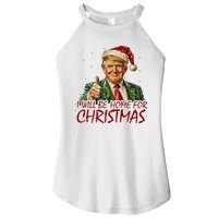 Trump I Will Be Home For Christmas Women's Perfect Tri Rocker Tank