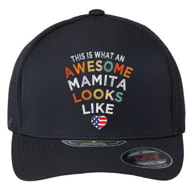 This Is What An Awesome Mamita Looks Like Flexfit Unipanel Trucker Cap