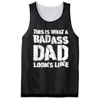 This Is What A Badass Dad Looks Like Badass Daddy Mesh Reversible Basketball Jersey Tank