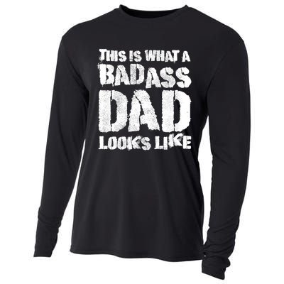 This Is What A Badass Dad Looks Like Badass Daddy Cooling Performance Long Sleeve Crew