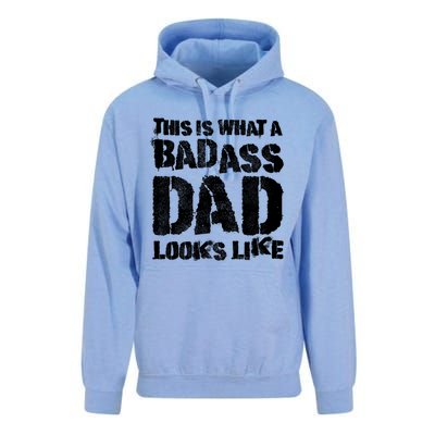 This Is What A Badass Dad Looks Like Badass Daddy Unisex Surf Hoodie