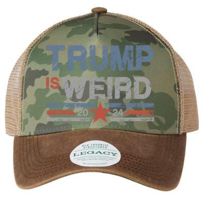 Trump Is Weird Legacy Tie Dye Trucker Hat