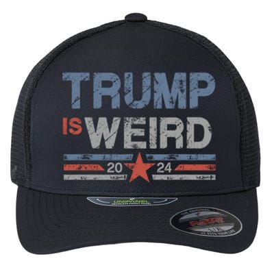 Trump Is Weird Flexfit Unipanel Trucker Cap