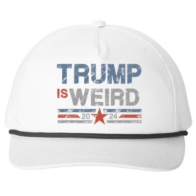 Trump Is Weird Snapback Five-Panel Rope Hat