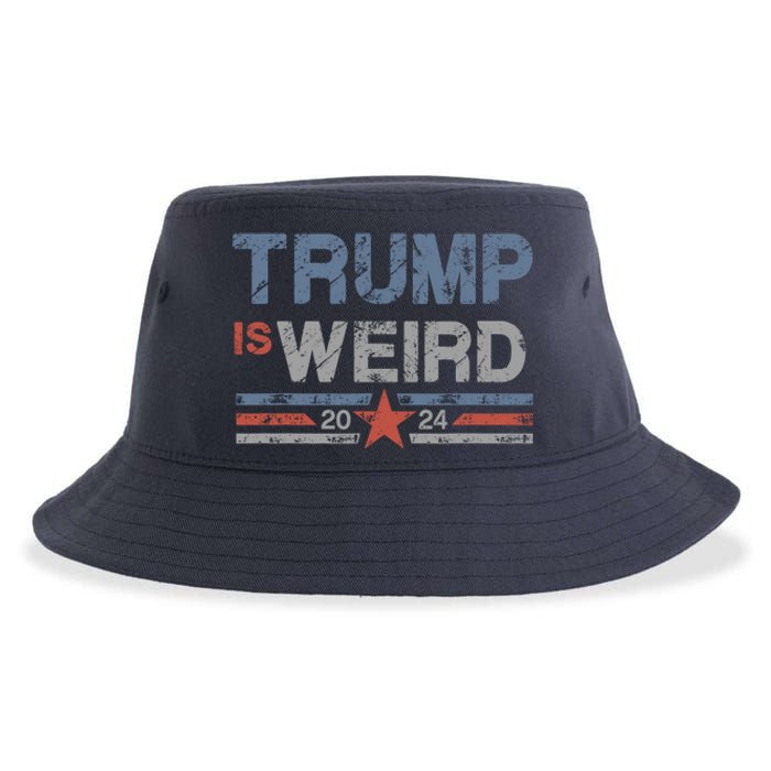 Trump Is Weird Sustainable Bucket Hat