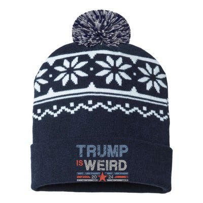 Trump Is Weird USA-Made Snowflake Beanie