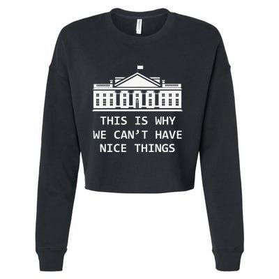 This Is Why We CanT Have Nice Things Freedom Libertarian Cropped Pullover Crew