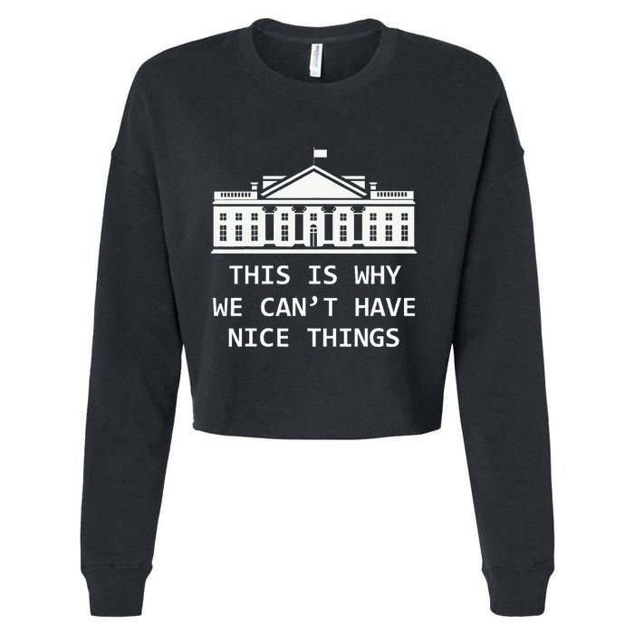 This Is Why We CanT Have Nice Things Freedom Libertarian Cropped Pullover Crew